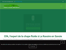 Tablet Screenshot of chape-fluide-anhydrite.com
